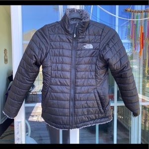 The North Face (reversible) fleece lined coat